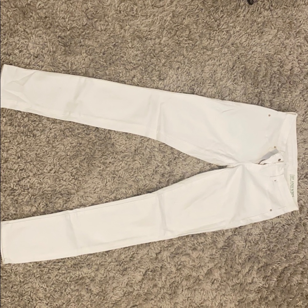 Blank NYC White Skinny Jeans / Size 25